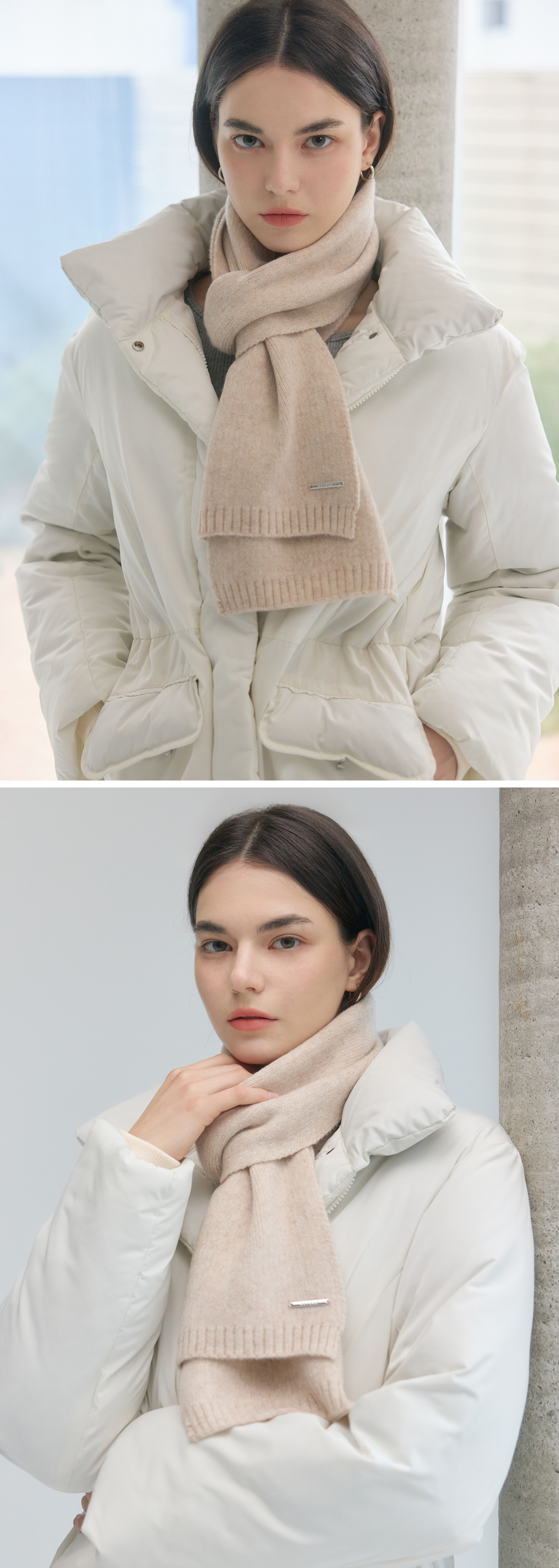 미라벨 니트 머플러