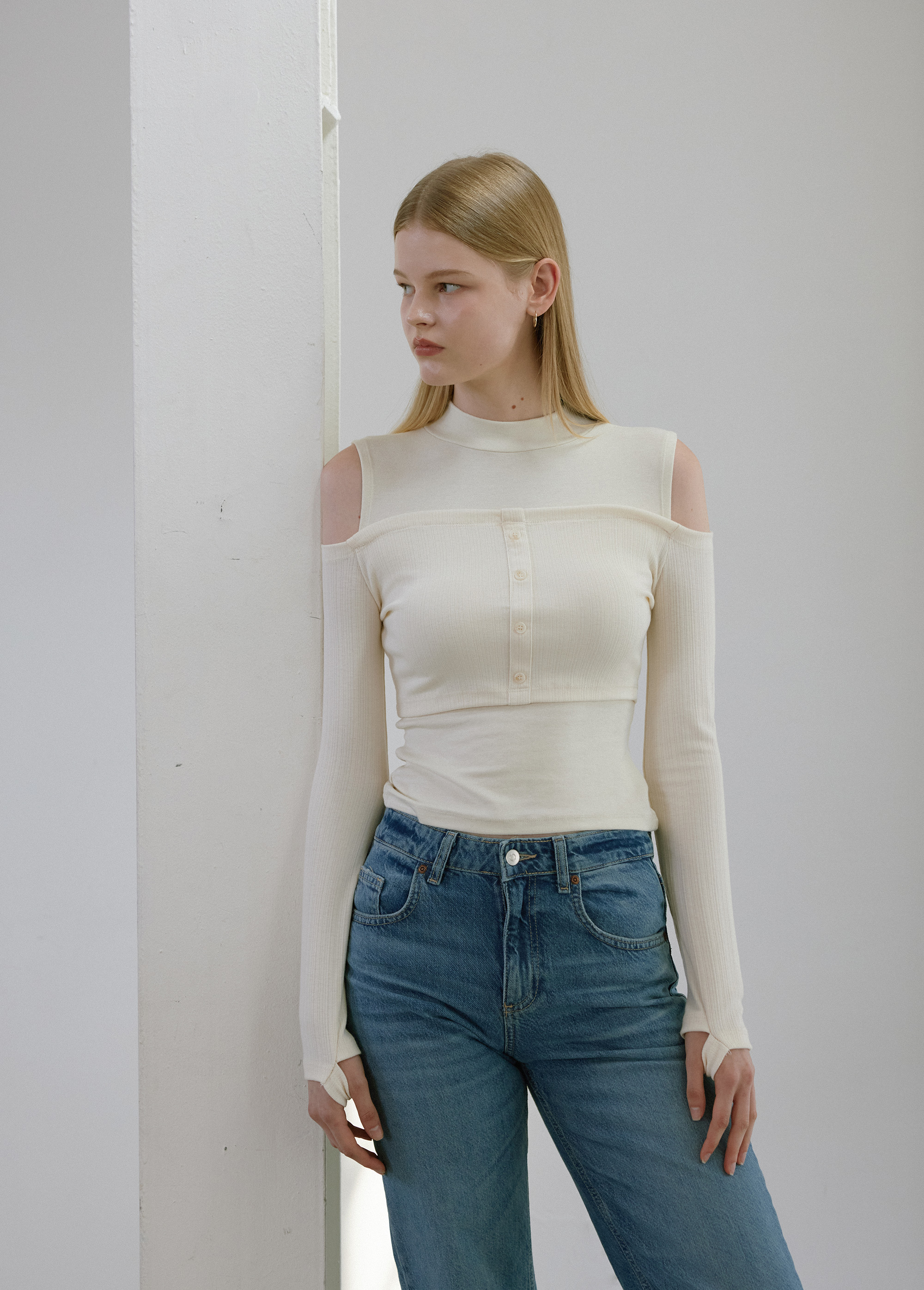 미네르바 오프숄더 롱슬리브 [5차리오더]