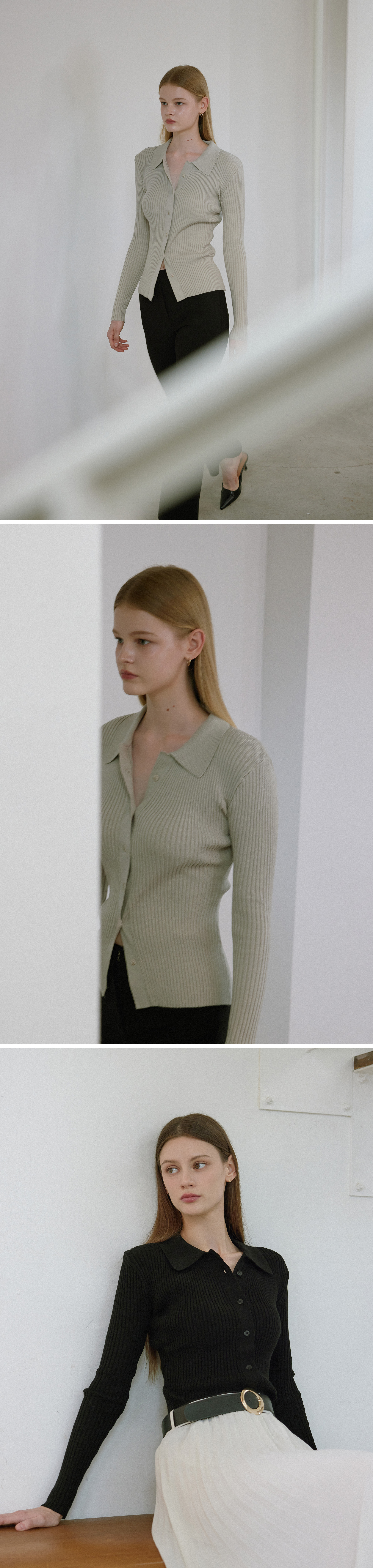 마들렌 니트 칼라 가디건 [6차리오더]