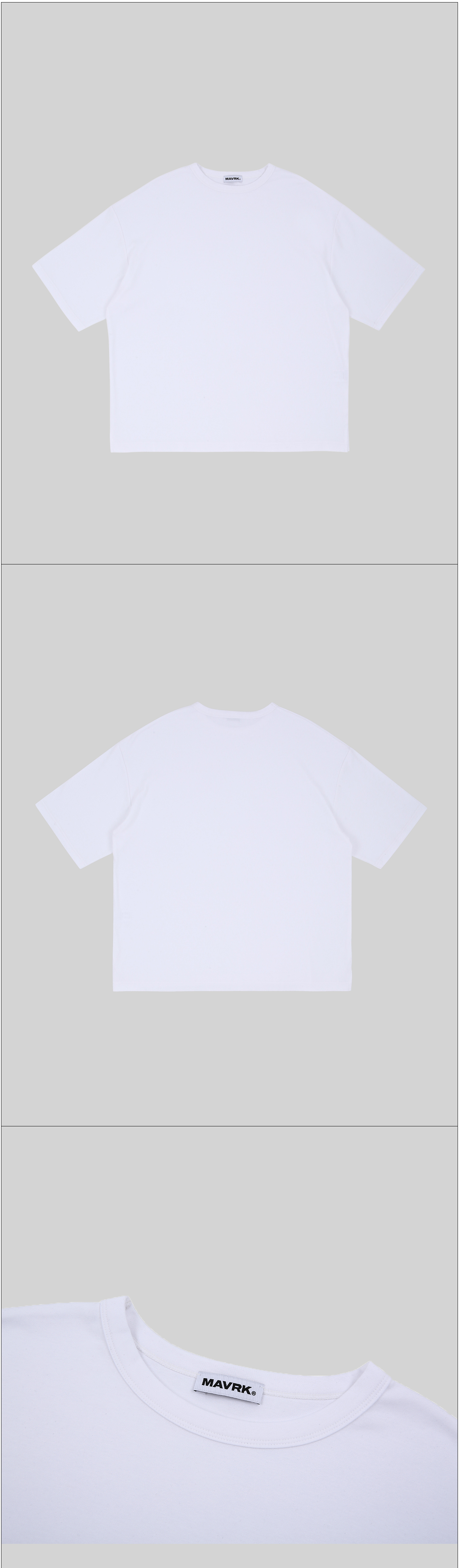 클래시 무지 오버핏 티셔츠 화이트 *재입고