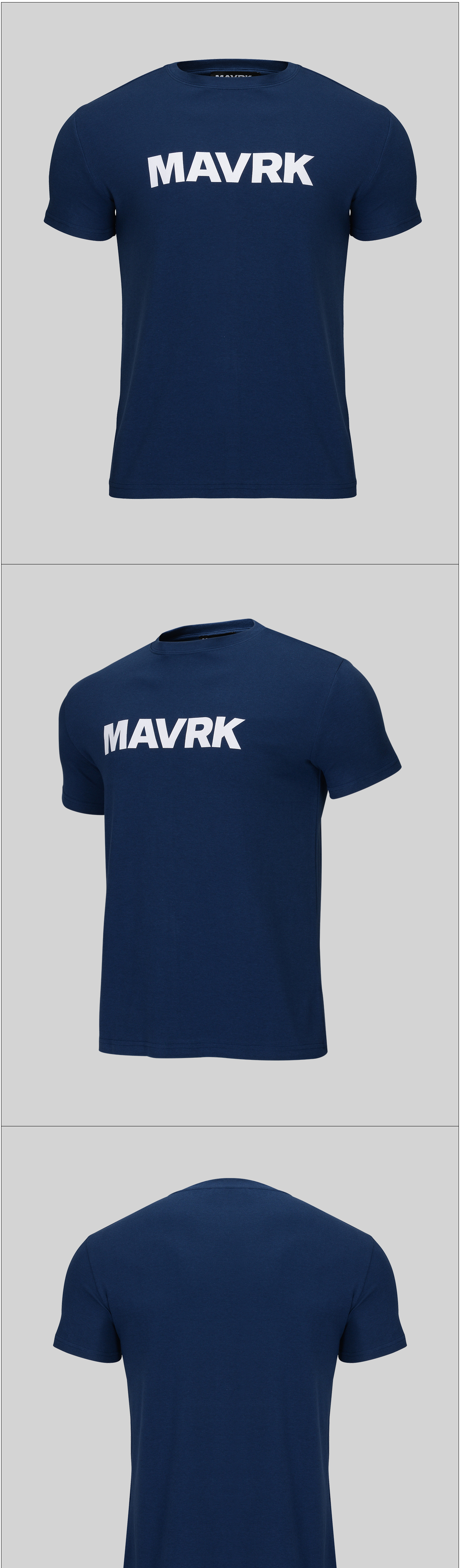 오리진 데일리 머슬핏 티셔츠 네이비