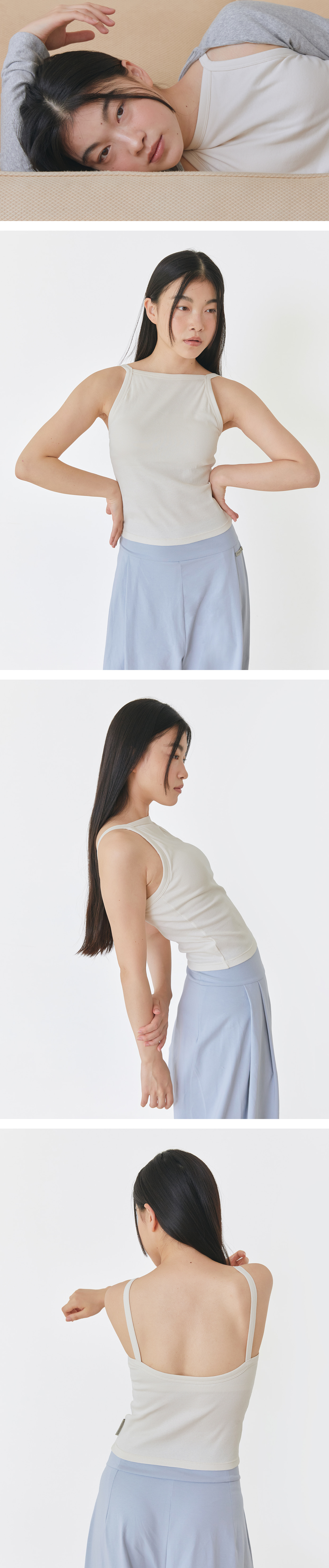 Between Tank Top- Black