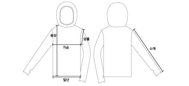 Slim Hoodie T-Shirts- 3Colors