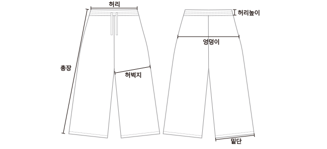 Cottage Stripe Pants- 2Colors