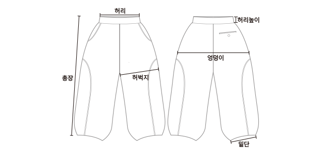 [Unisex] Fleece Round Pants- 4Colors