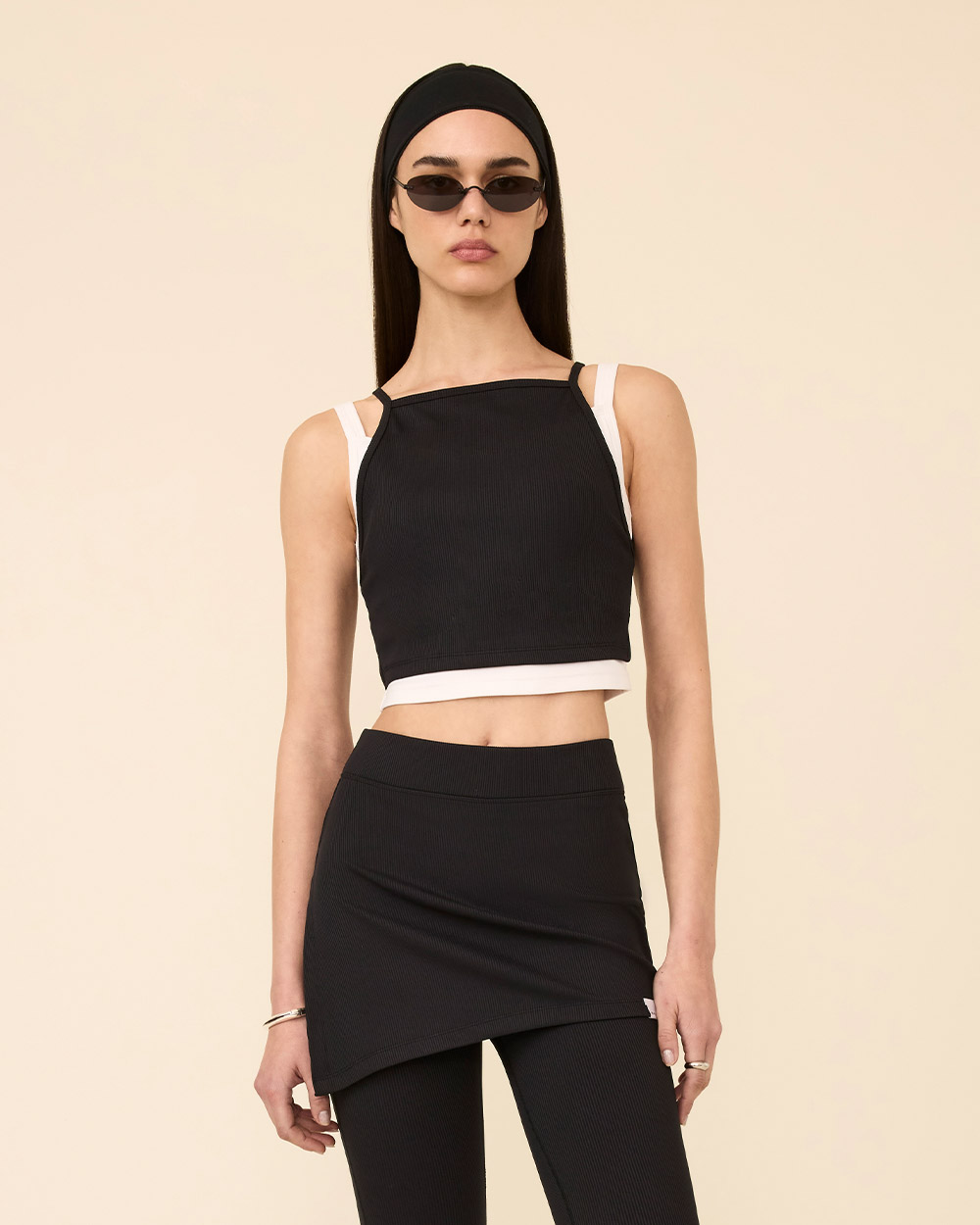 AUBREY TOP BLACK & WHITE COMBO