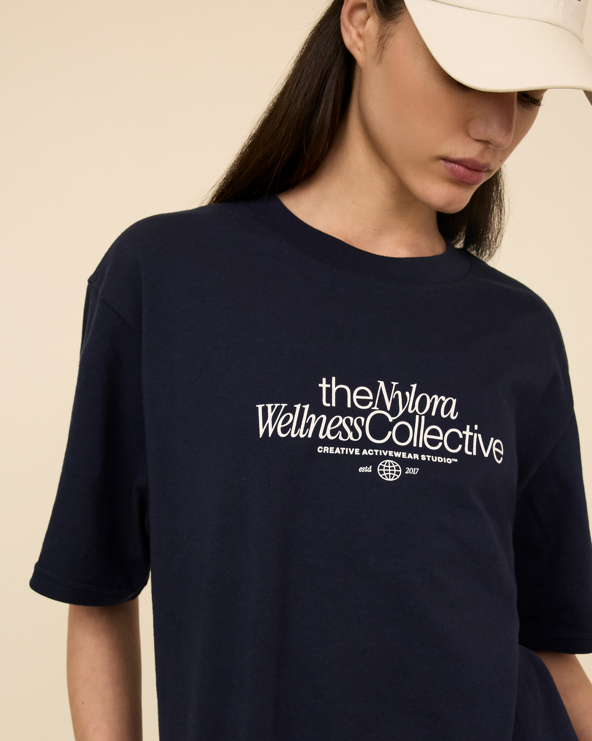 THEO WELLNESS TOP NAVY