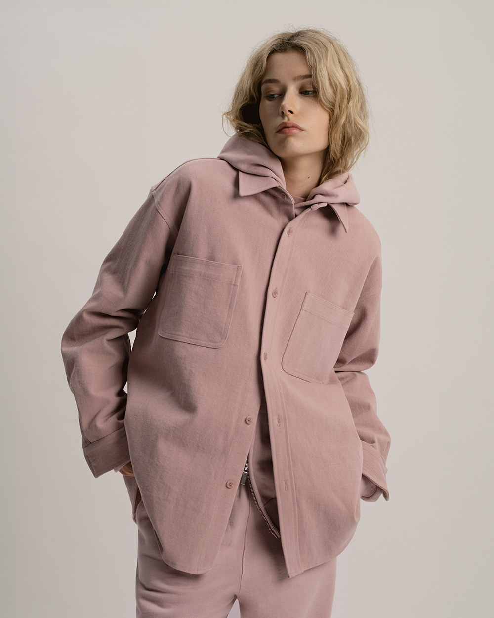 DANNY SHIRT DUSTY PINK