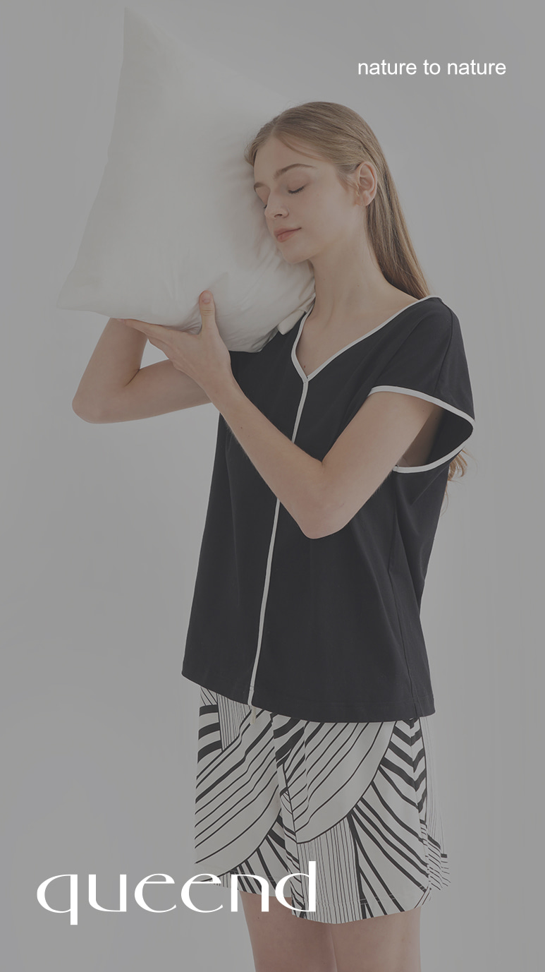 노블웨이브 반소매 상하 세트