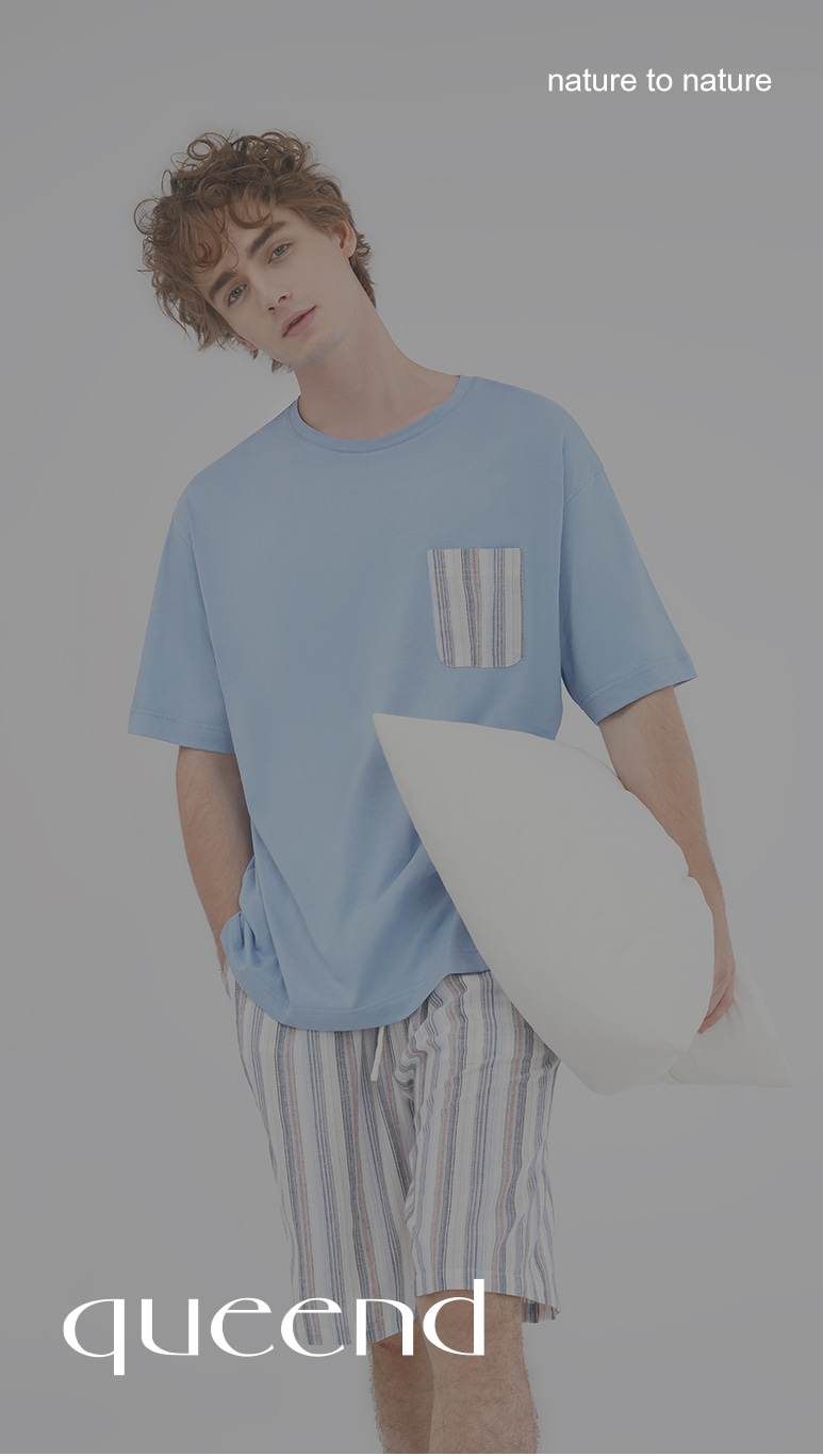 미스티스트라이프 남성 반소매 상하 세트