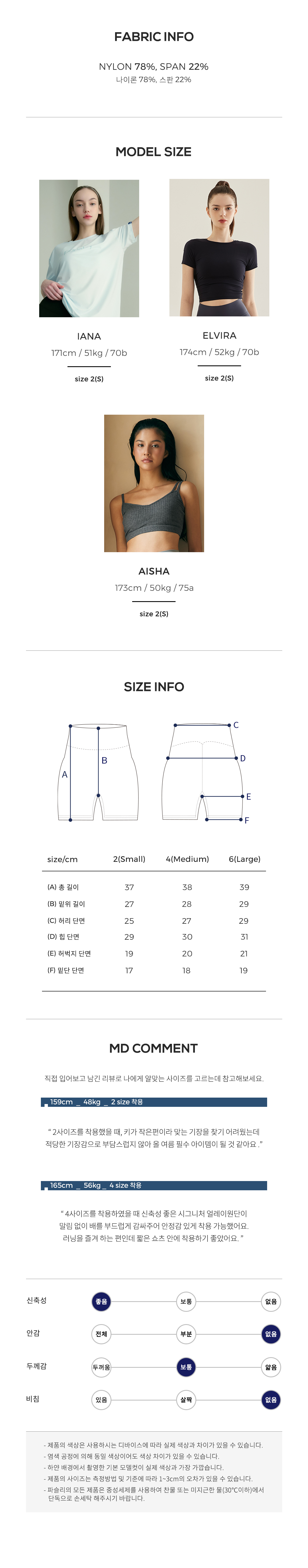 뉴 얼레이 3.5부 레깅스 그레이시데님 Greyish Denim