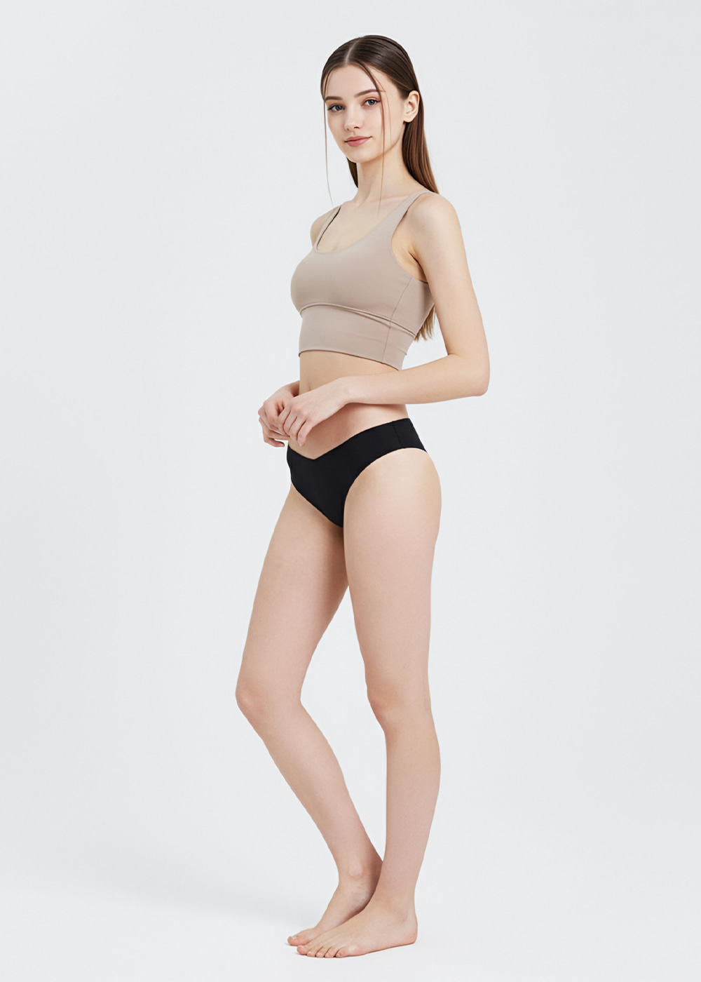 [NEW] 소프 에어리 티팬티 블랙