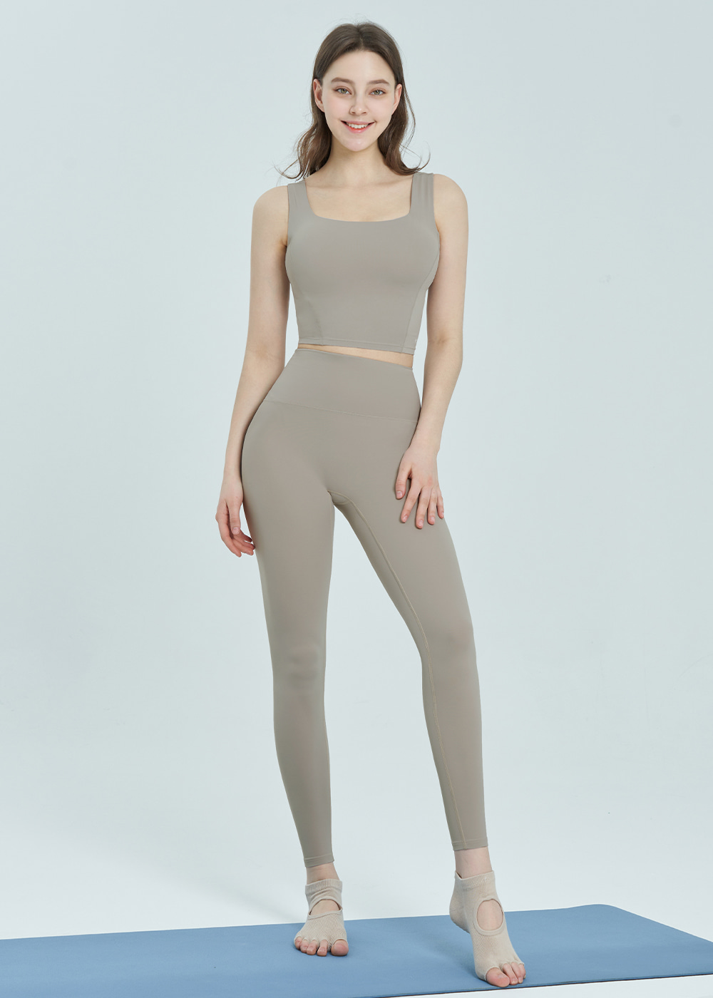 플렉스 에어핏 레깅스 뮤트베이지