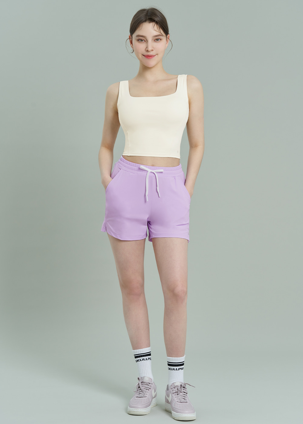 올데이 무브먼트 숏 팬츠 3부 소프트바이올렛