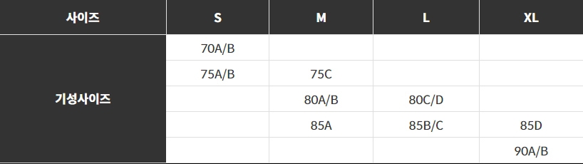 [프리미엄 모달] S라벨 편해브라 듀얼