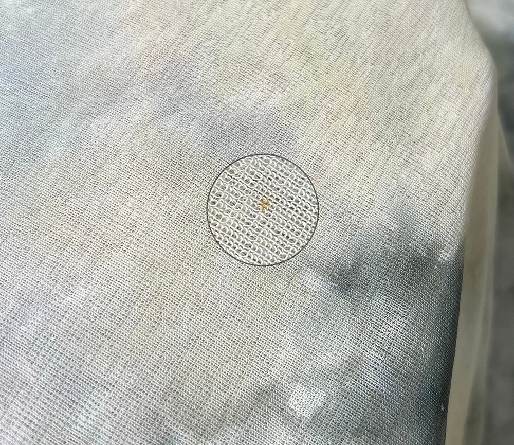 Dye flow back open cover up