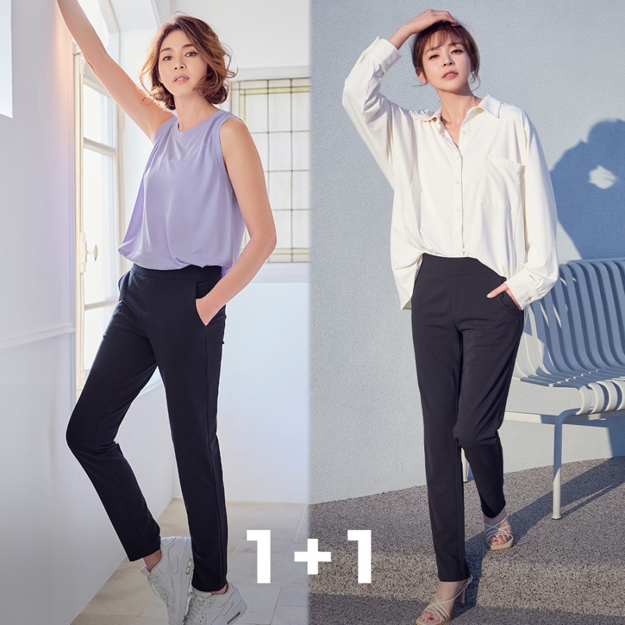 [EVENT] STL 시티 브루클린 스트레치 밴딩 팬츠 1+1