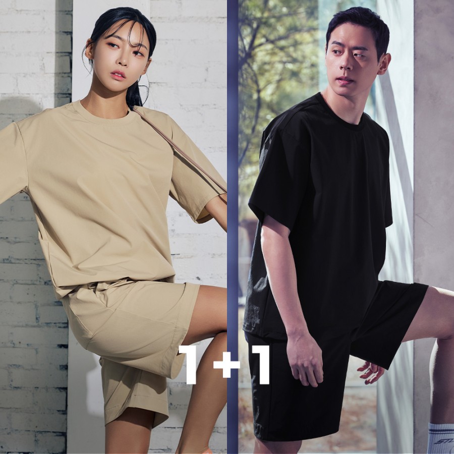 [EVENT] STL (남녀공용) 크라운 이노벤트 / 밴딩 하프 팬츠 1+1