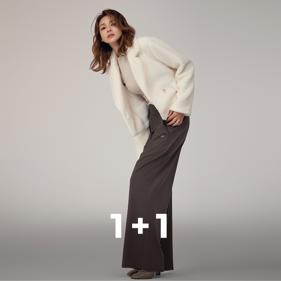 [EVENT] STL 어반 뱃살커버 와이드 핀턱 팬츠 1+1