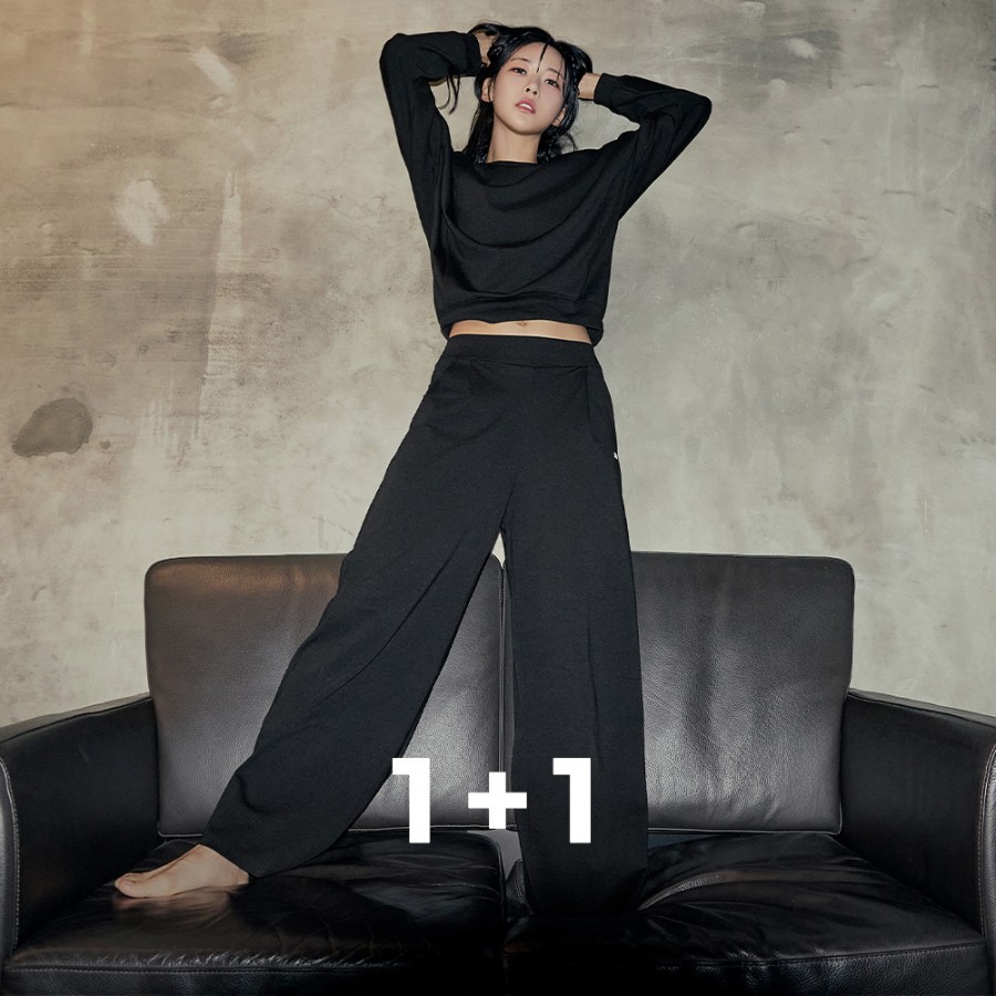 [EVENT] STL 포르테 와이드 핀턱 롱 팬츠 1+1