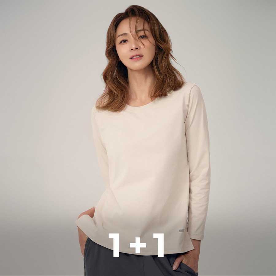 [EVENT] STL 면터치 스트레치 컴포트 핏 / 롱슬리브 1+1