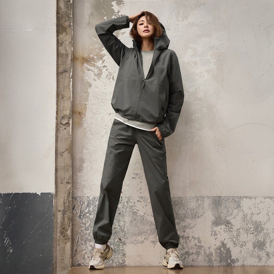 STL (남녀공용) 프레쉬터치 우븐 스퀘어 / 후드 자켓