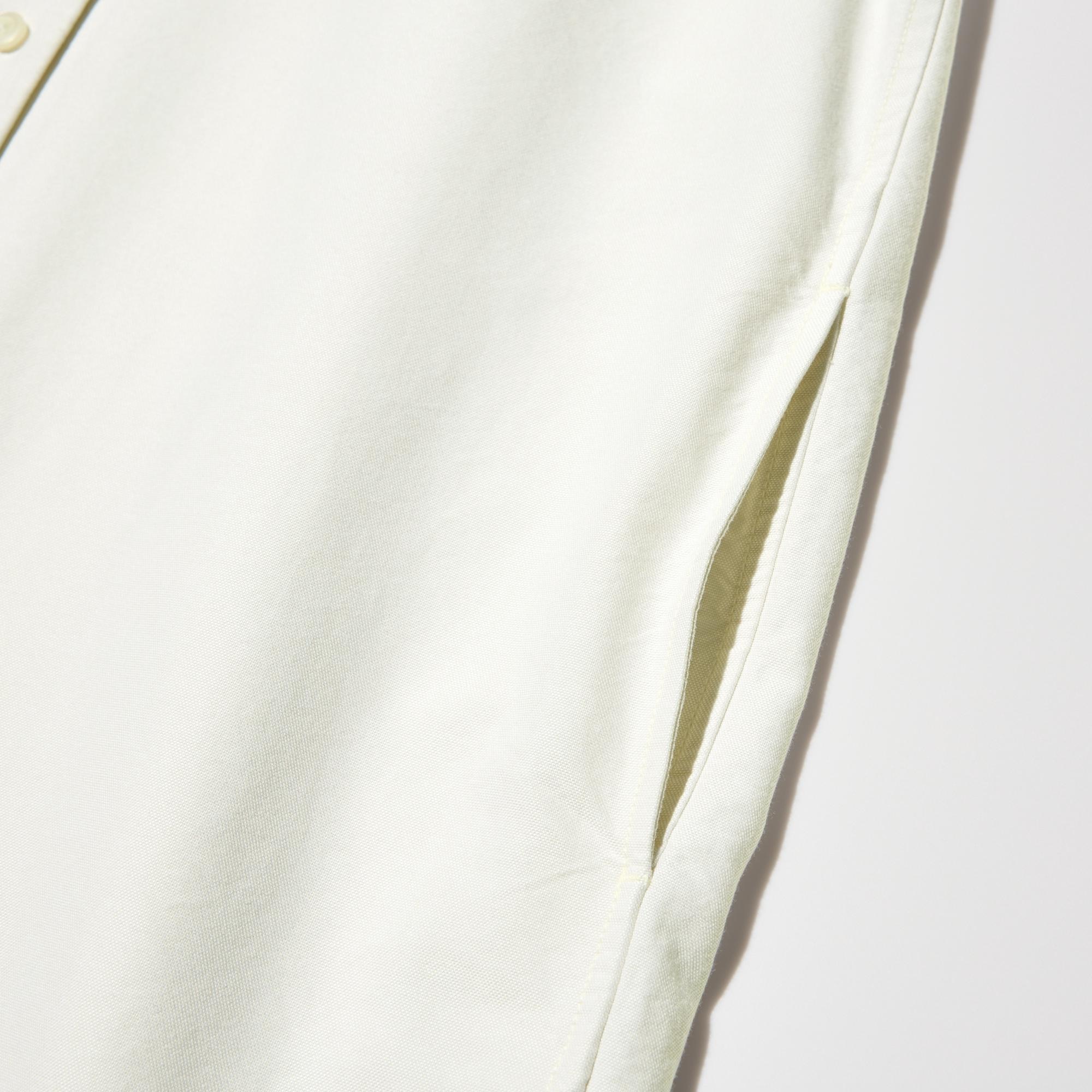 오픈칼라옥스포드셔츠원피스